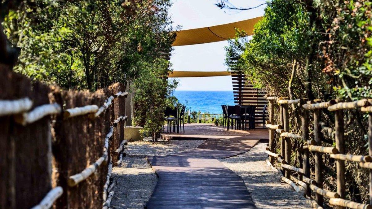  Acceso al mare - Camping Village Santapomata a Castiglione della Pescaia